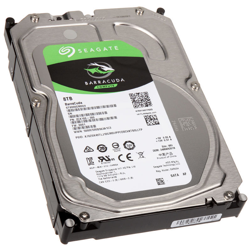 Seagate BarraCuda, 8 TB, Internal 【保証残】 Seagate ST8000DM004