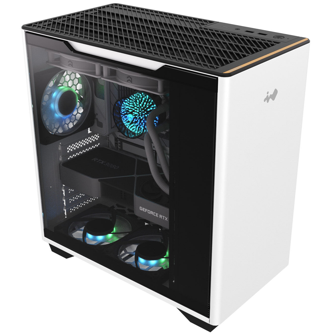 Wind 05 InWin A5 Midi-Tower Tempered Glass - white - Watercooling UK