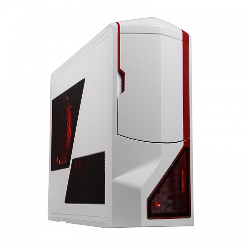 NZXT Phantom White / Red Stripes Full Tower Case - Watercooling UK