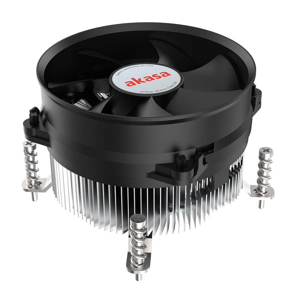 Akasa AK-CC6607EP01 Low Profile CPU Cooler - Socket LGA 1700, 64.5mm ...