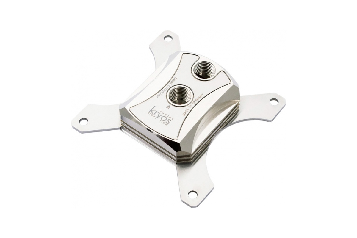Aquacomputer cuplex kryos XT .925 silver edition for socket 2011(-3 ...
