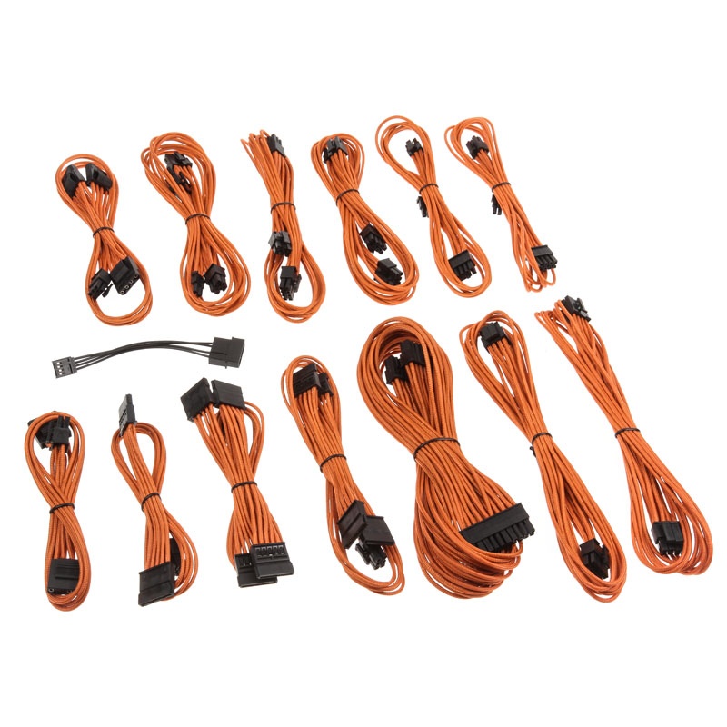 CableMod SE-Series KM3 and XP2 Cable Kit - Orange - Watercooling UK