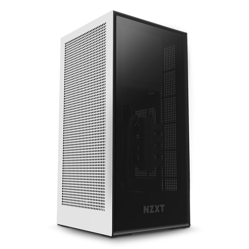 NZXT H1 Mini-ITX case - white - Watercooling UK