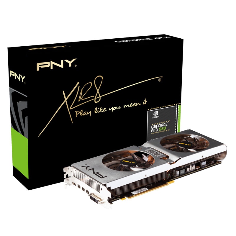 PNY GeForce GTX 980 OC2 Pure Performance, 4096 MB GDDR5 - Watercooling UK