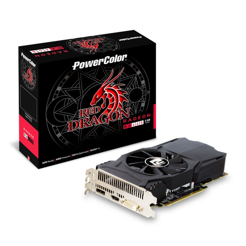 PowerColor Radeon RX 460 Red Dragon, 2048 MB GDDR5 - Watercooling UK